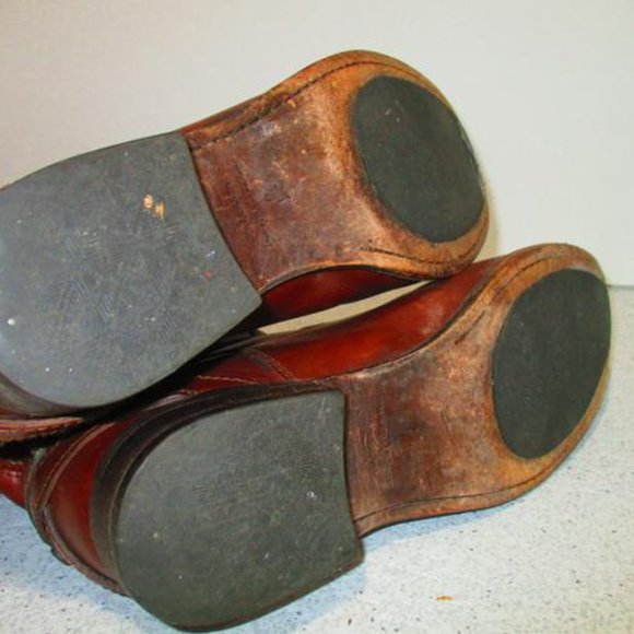 **Frye Cognac Brown Classic Equestrian Inspired Knee High Boots - Picture 7 of 7